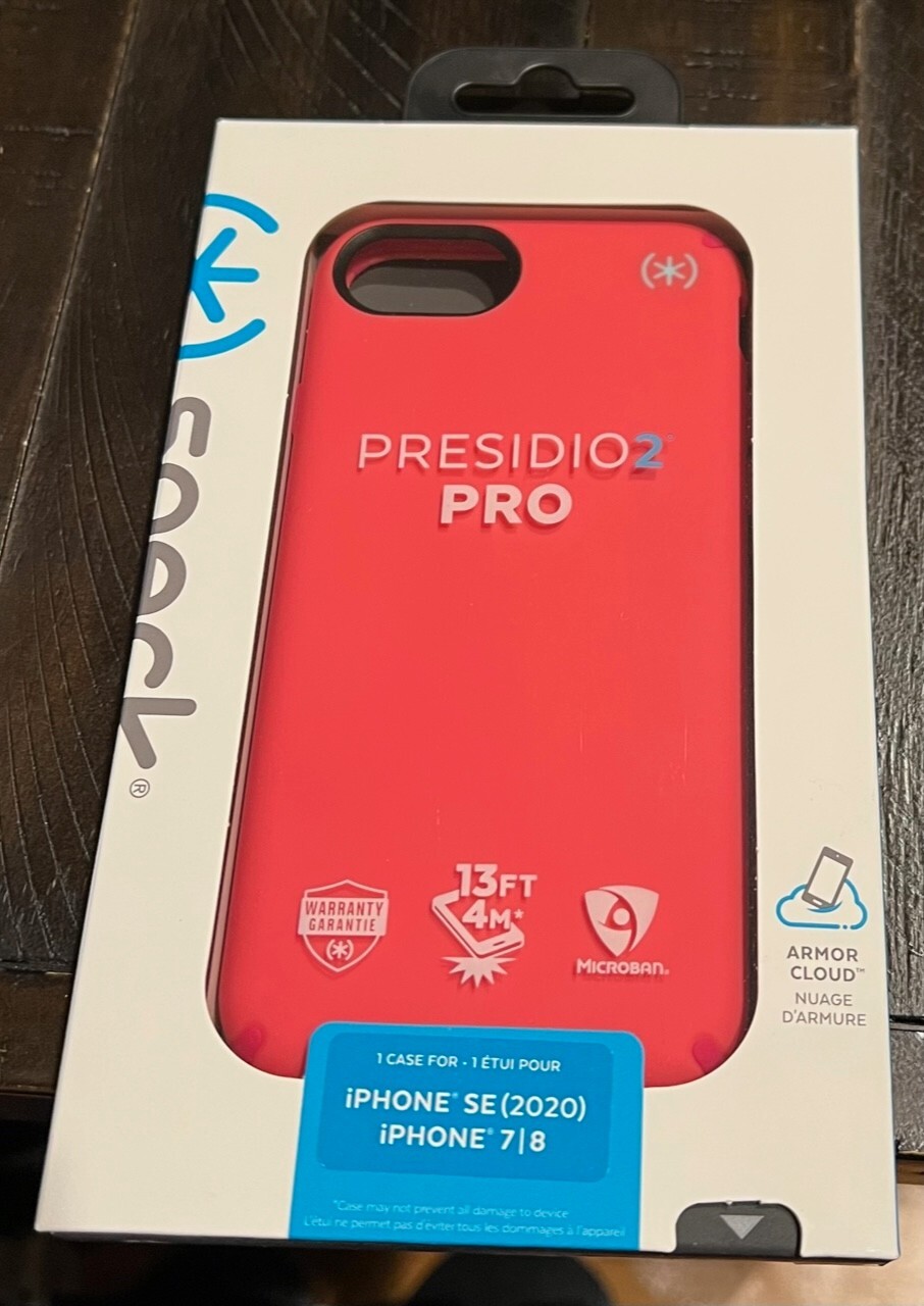 Speck Presidio 2 Pro Case for iPhone SE 2022 / SE 2020 / 7 / 8 (4.7″) – Pink-NEW