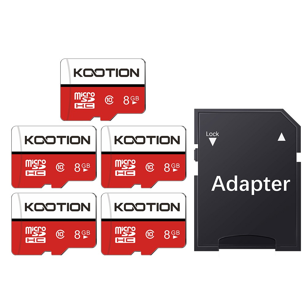 5PACK KOOTION Micro SD Card 8GB 16GB 32GB 64GB 128GB Memory Cards LOT