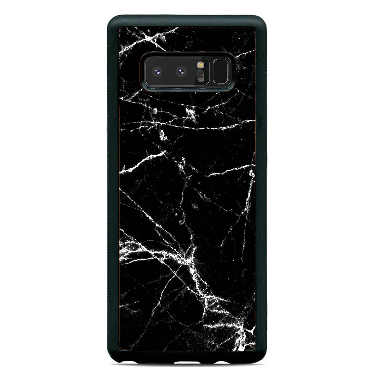 Black Marble Granite Stone Case Cover Samsung Galaxy Note 20 Ultra 10 Plus 9 8