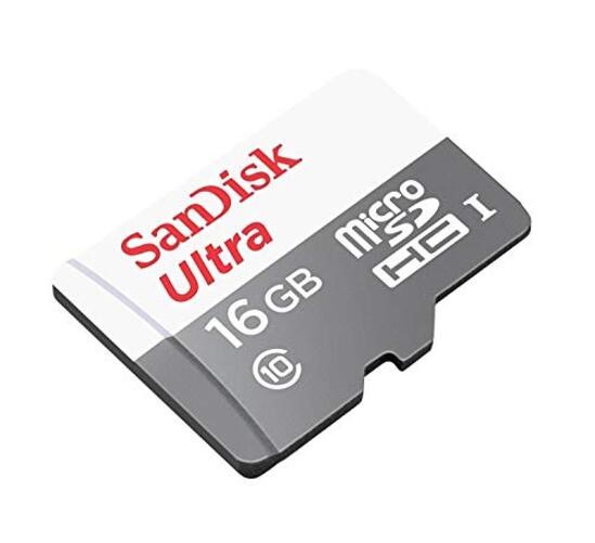 Ultra SDSQUNS-016G-GN3MN 16GB 80MB/s UHS-I Class 10 microSDHC Card