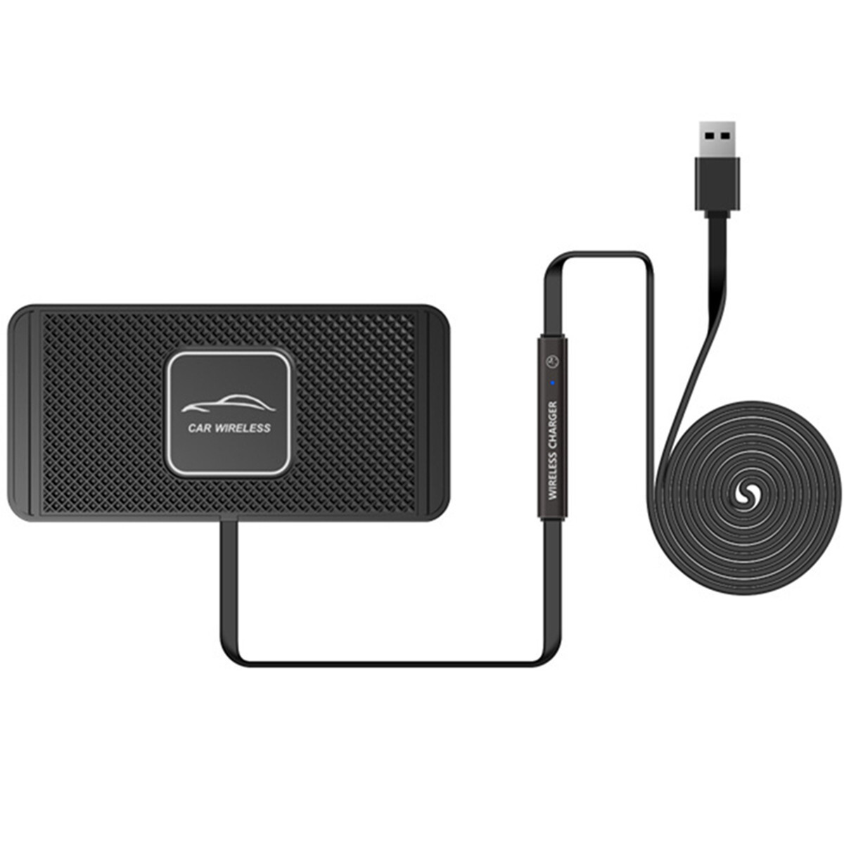 Car Fast Charger Pad For Apple iPhone Samsung Auto Dashboard Holder Accessories