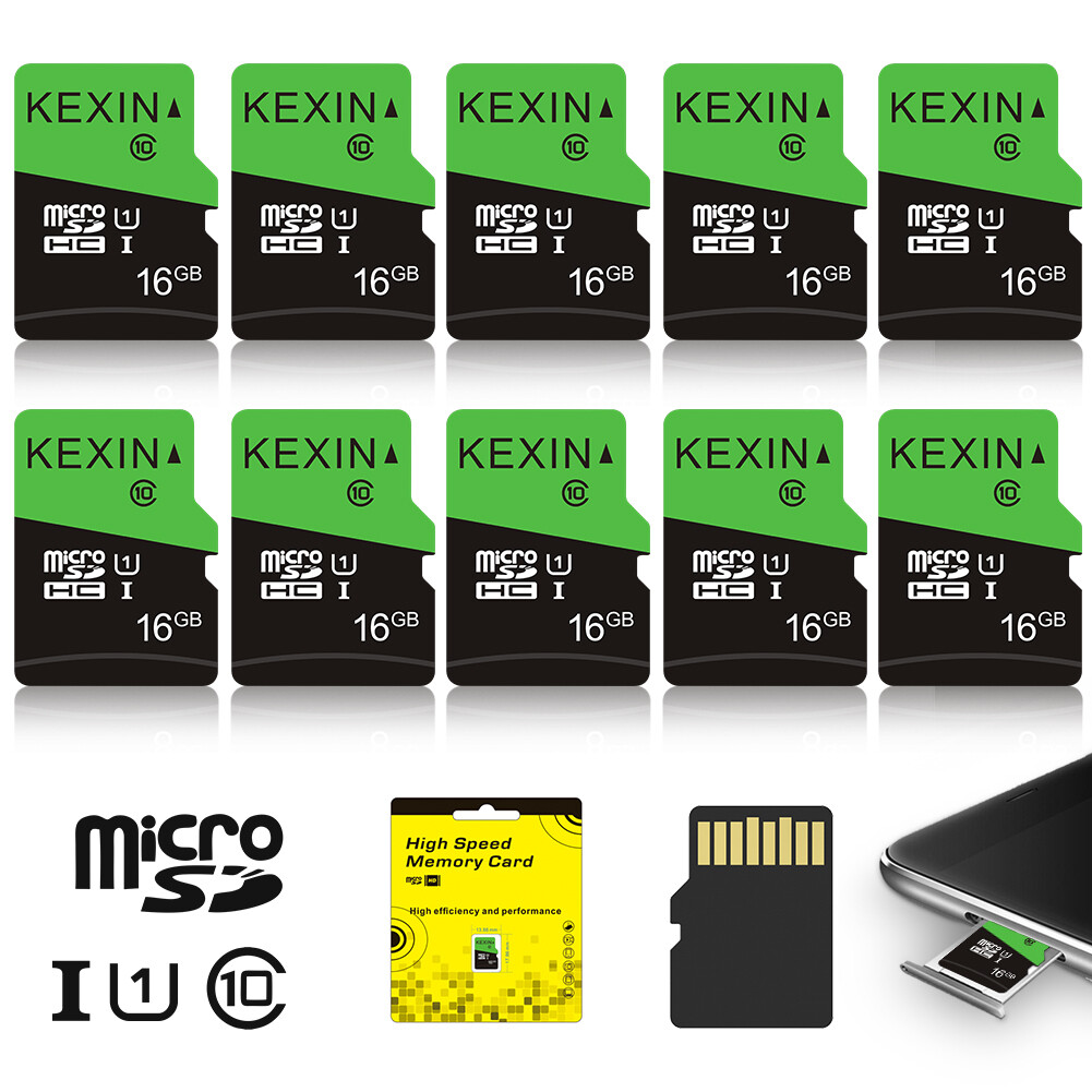High Speed Memory Card Lot 5/10/100pcs16GB Micro SD Card SDHC TF Flash SD Cards