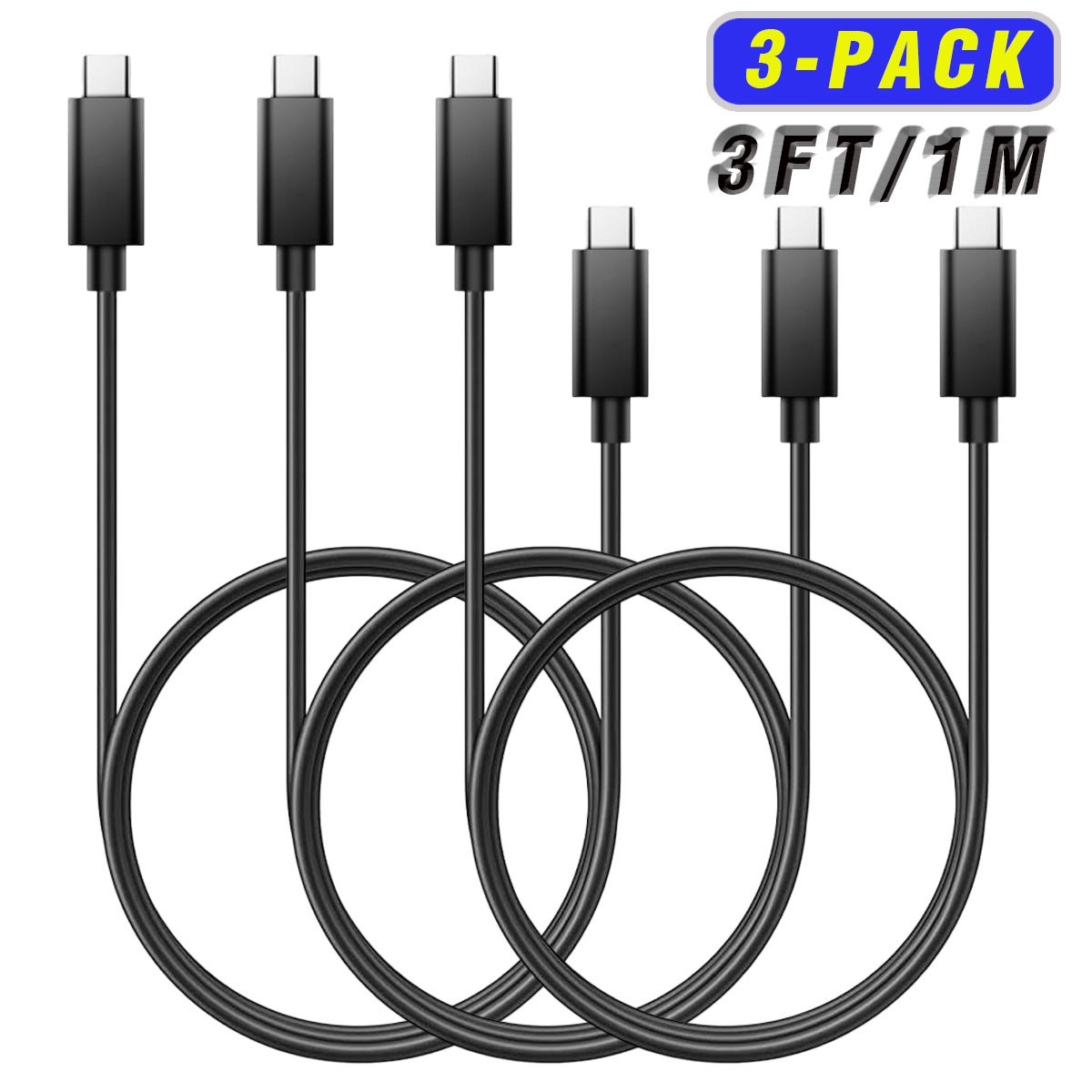 3ft/1m USB-C to USB-C Charging Data SYNC Cable For Samsung Z Fold7/6/5/4/3/2 5G