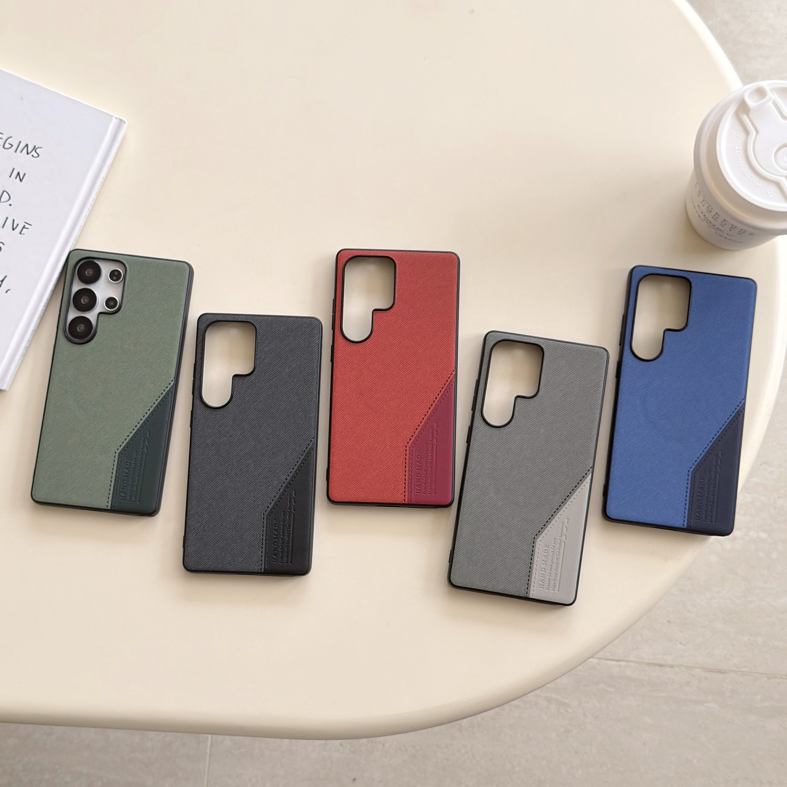 Fabric Texture Magnetic Case Cover For Samsung Galaxy S26 Ultra S25 FE S24 A17
