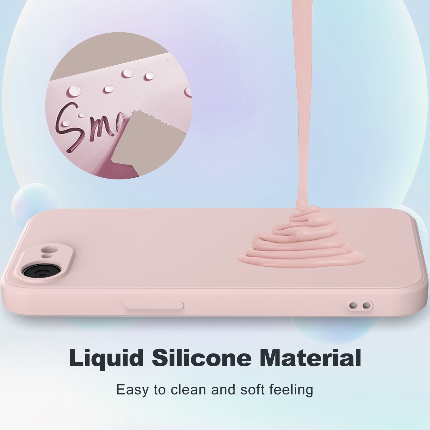 For Apple iPhone 16e 2025 Soft Liquid Silicone Shockproof Phone Case Cover New