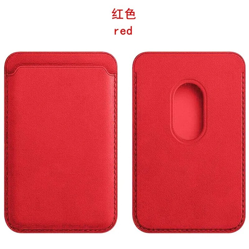 For iPhone 17 16 15 14 13 Original Leather Wallet Card Holder Case With MagSafe