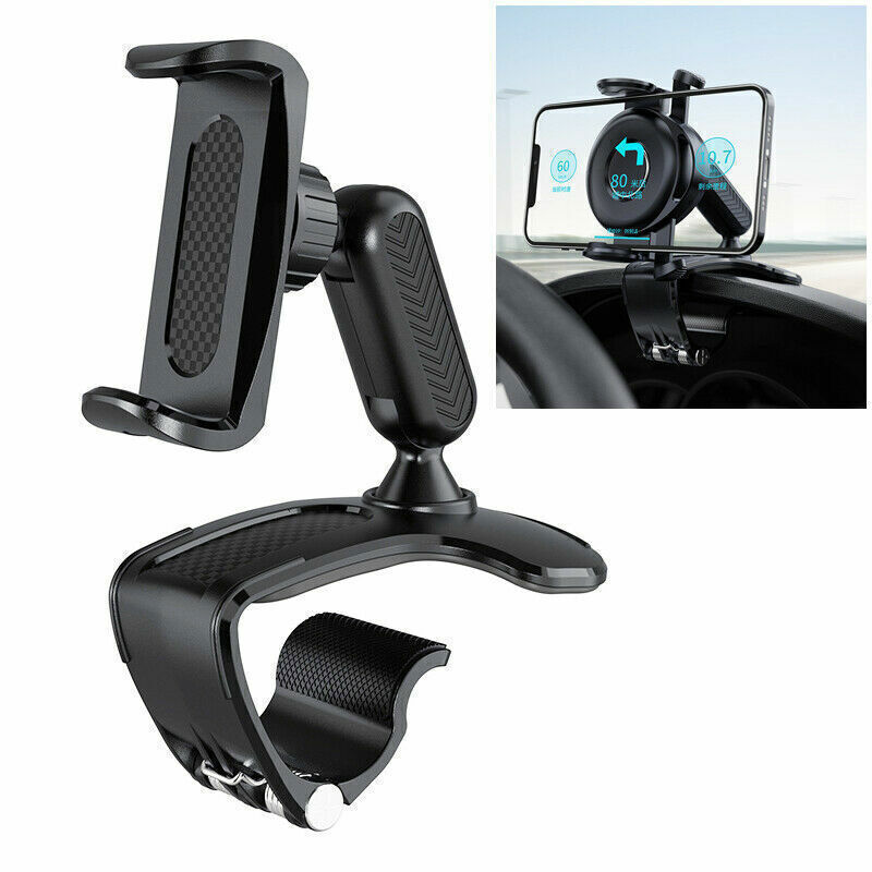 Car Dashboard Mount Holder Stand Clamp Cradle Clip Black For GPS Cell Phone