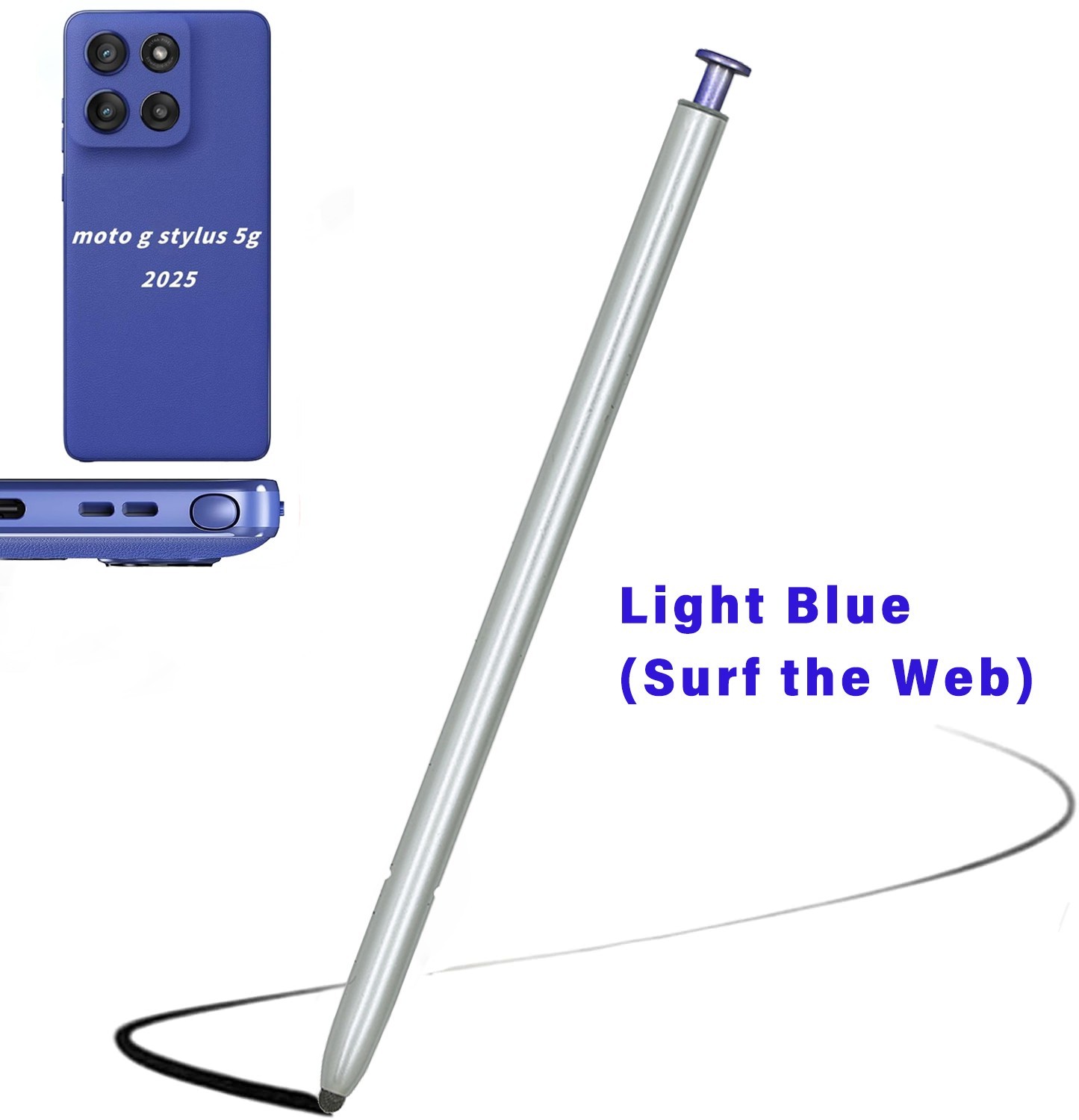 Touch Pen Stylus S Pen Replacement For Motorola Moto G Stylus 5G 2025 XT2517