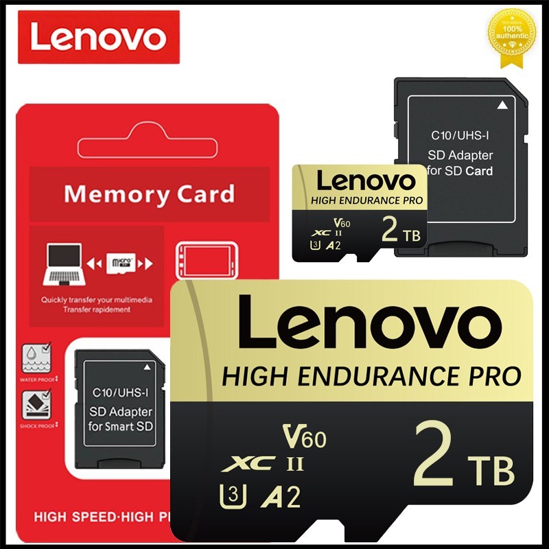 LENOVO 1TB 512GB 256GB 128GB Micro TF SD Card High Speed Class Flash Memory*