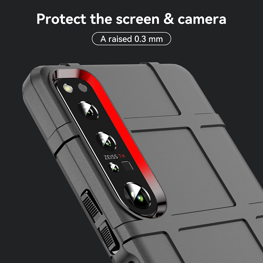 For Sony Xperia 1 5 10 III V IV VI Rugged Shockproof Hybrid Soft TPU Phone Case