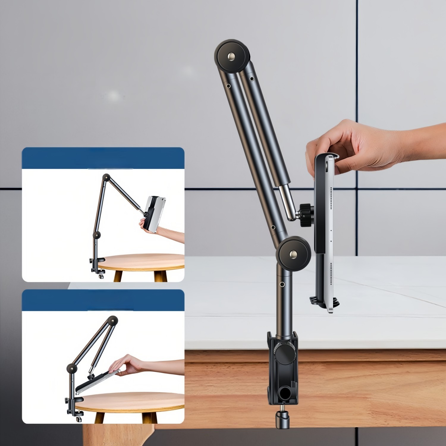 Phone Holders iPhone iPad Tablet Stand Mounts Flexible Rotation for Desk Bedside
