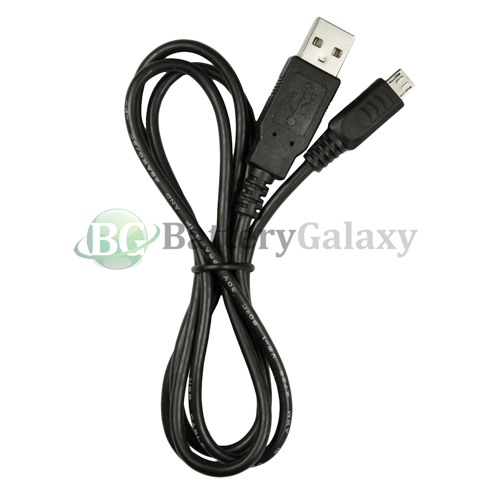 3FT 6FT 10FT Lot USB Micro Black / White Data Charger Retractable Cable 100+SOLD