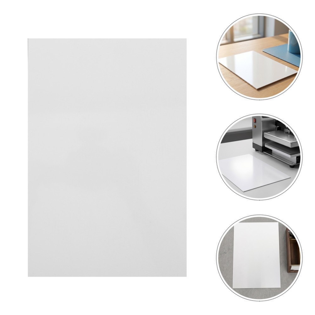 6 Pcs Metal Sublimation Sign Blanks Aluminum Plate Sheet Anodized Coated