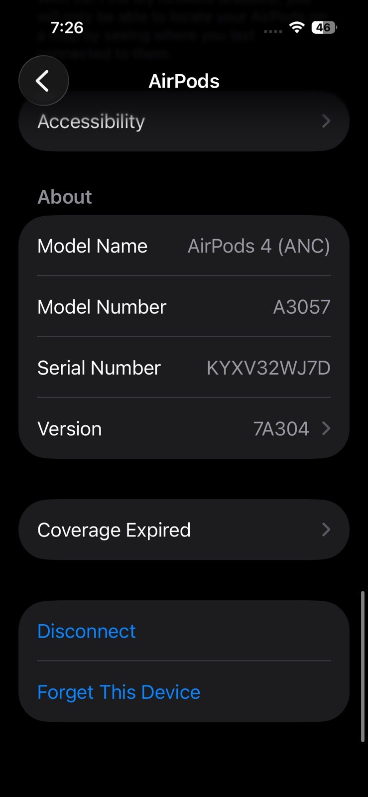 Apple AirPods 4th Generation ANC Active Noise Cancelling In-Ear Earphones