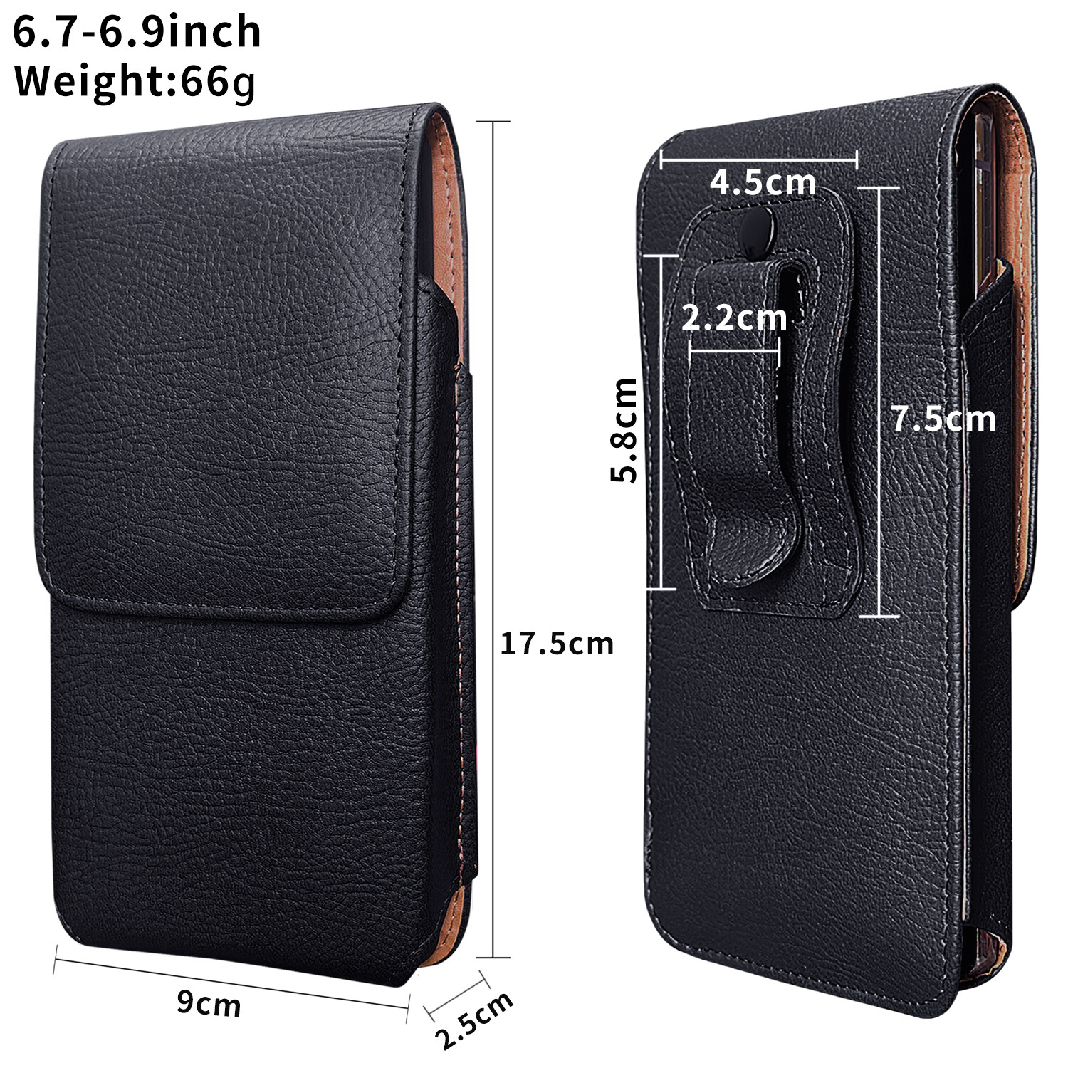 Belt Clip Pouch Holster Vertical Magnetic Phone Case Cover Holder For Samsung