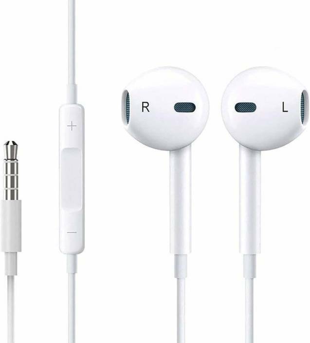Apple EarPods In-Ear Wired 3.5 mm with Remote & Mic for iPhone 5 / 6 – White
