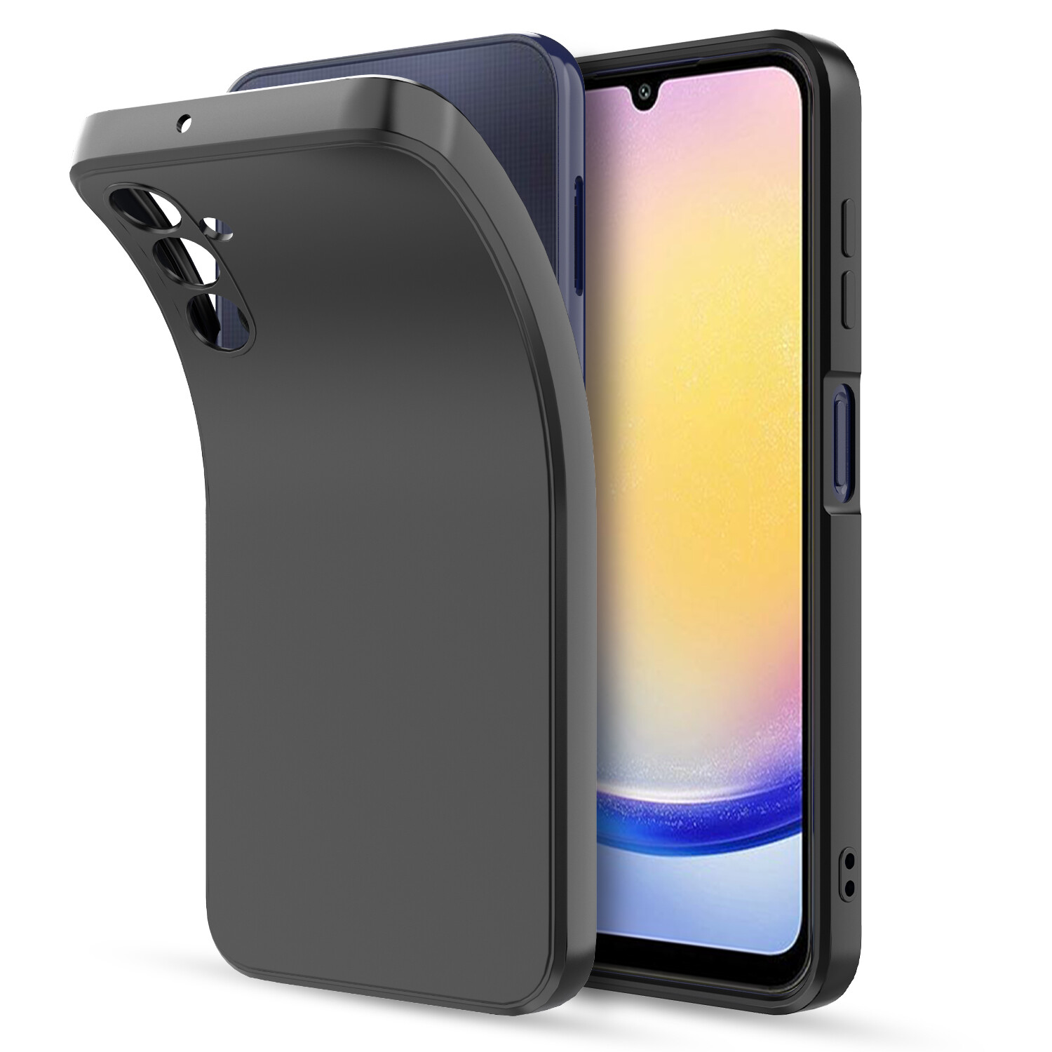 For Samsung Galaxy A25 A15 A55 5G Liquid Silicone Case Shockproof Rugged Cover